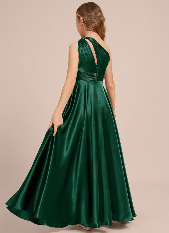 Robe Demoiselle D'Honneur Vert Bouteille - gallery 5