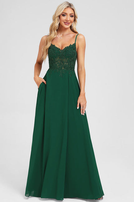 Robe Fendue Verte - gallery 4