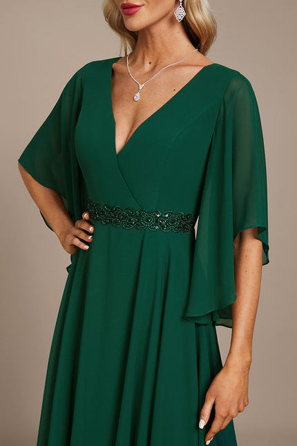 Robe Mere De La Mariee Vert Sauge - gallery 5