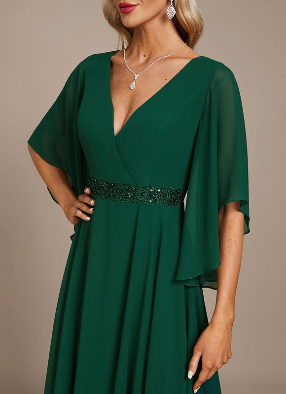 Robe Mere De La Mariee Vert Sauge - gallery 5