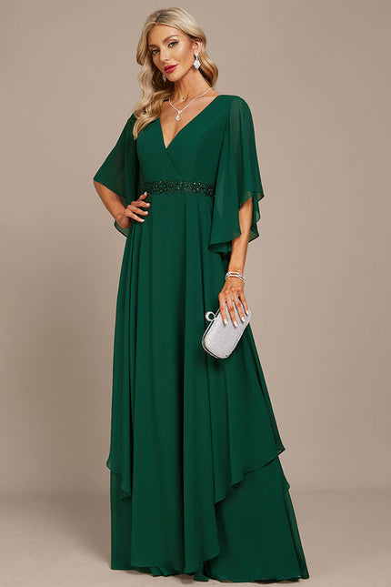 Robe Mere De La Mariee Vert Sauge - gallery 1