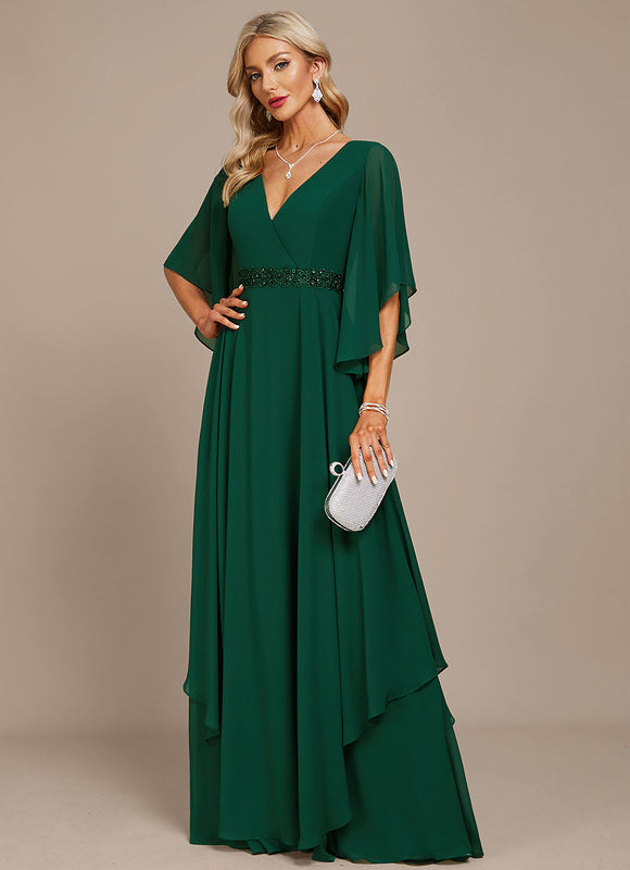 Robe Mere De La Mariee Vert Sauge - gallery 1