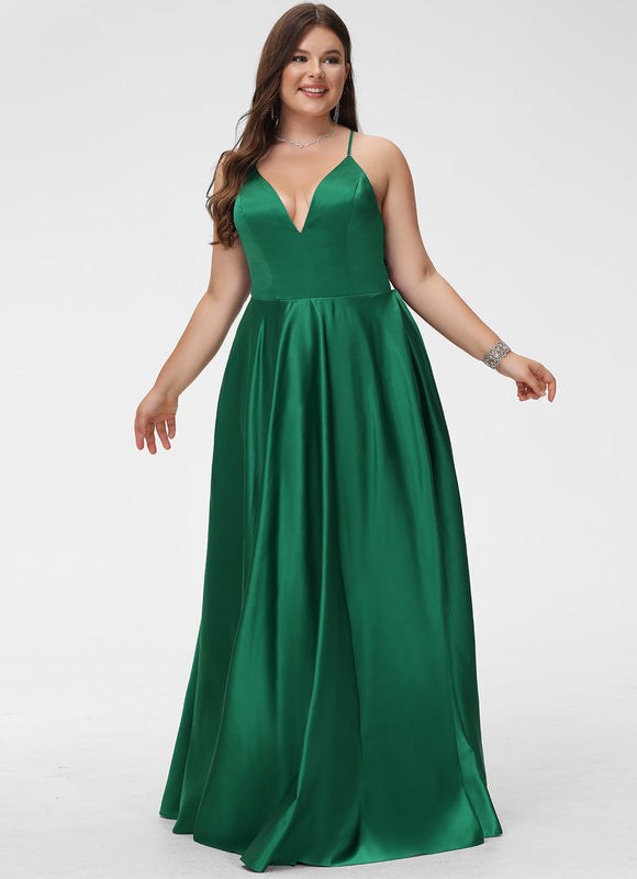 Robe Satinée Élégante À Fente - gallery 6