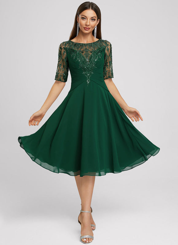 Robe Verte De Soiree - gallery 3