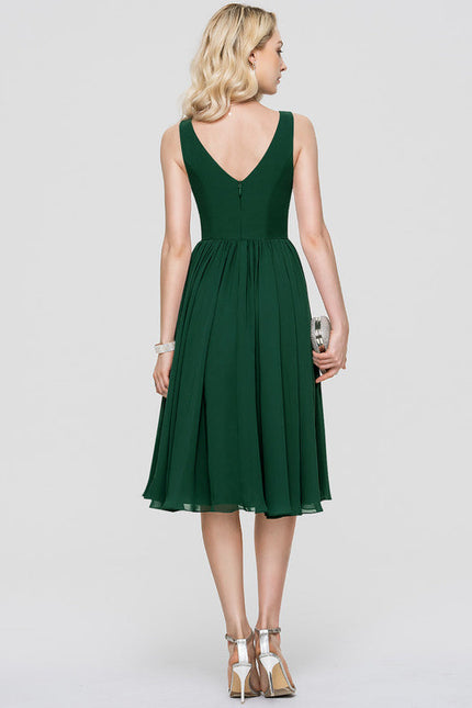 Robe Cocktail Vert Menthe - gallery 6