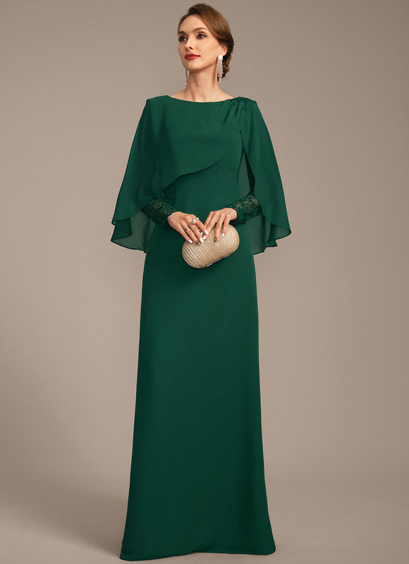 Robe Élégante À Manches Cape Verte - gallery 4