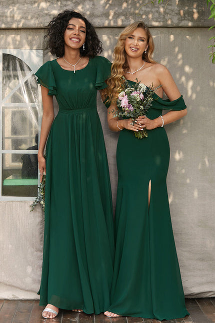 Robe Fluide Élégante À Volants - gallery 2