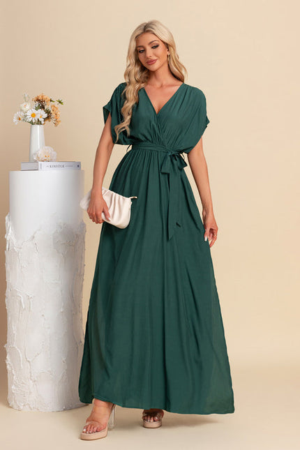 Robe Maxi Fluide Chic Verte