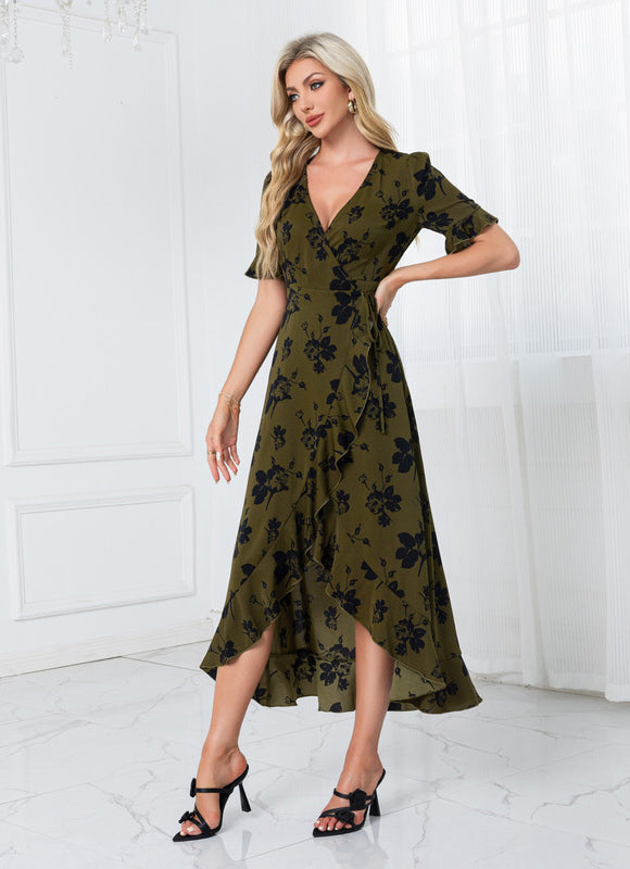 Robe Longue Vert Kaki - gallery 3