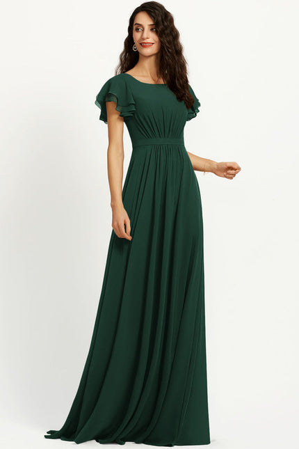 Robe Fluide Élégante À Volants