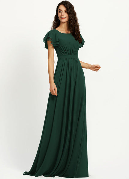 Robe Fluide Élégante À Volants