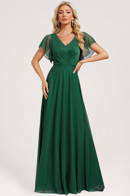Robe Fluide Élégante À Manches Légères - gallery 2