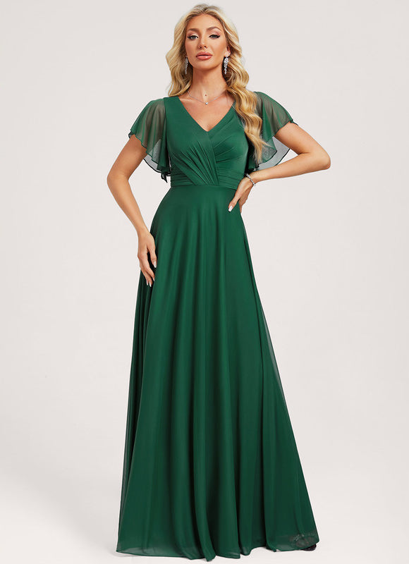 Robe Fluide Élégante À Manches Légères - gallery 2