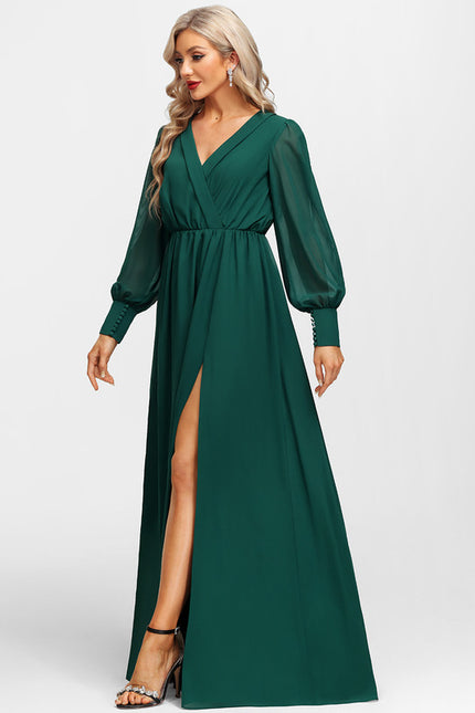 Robe Verte Longue Soiree - gallery 4