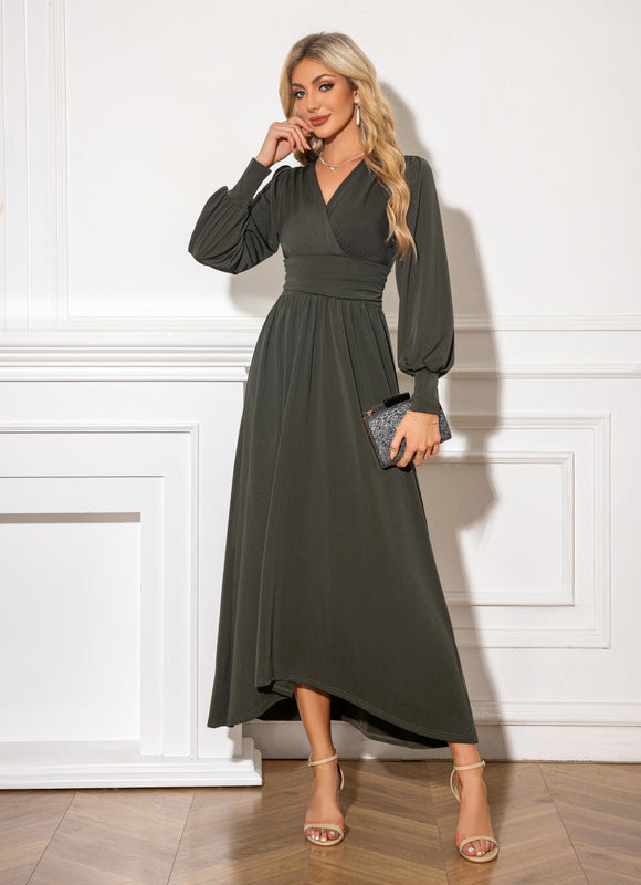 Robe Asymetrique Verte