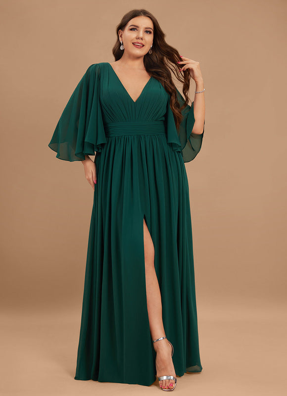 Robe Fluide Vert Émeraude Élégante - gallery 7