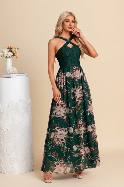 Robe Longue Verte Boheme - gallery 3