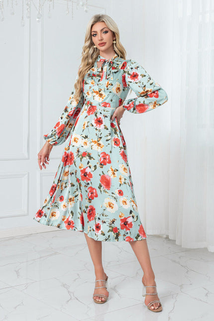 Robe Fleurie Verte Mariage