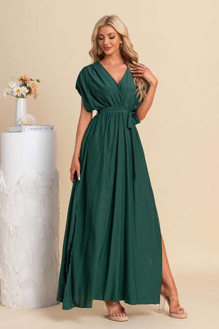 Robe Maxi Fluide Chic Verte - gallery 3