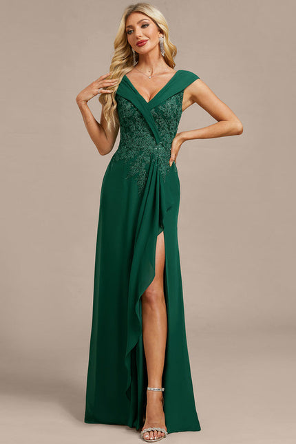 Robe De Soiree Vert - gallery 3