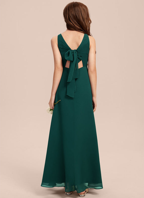 Robe Demoiselle D'Honneur Chic Émeraude - gallery 6