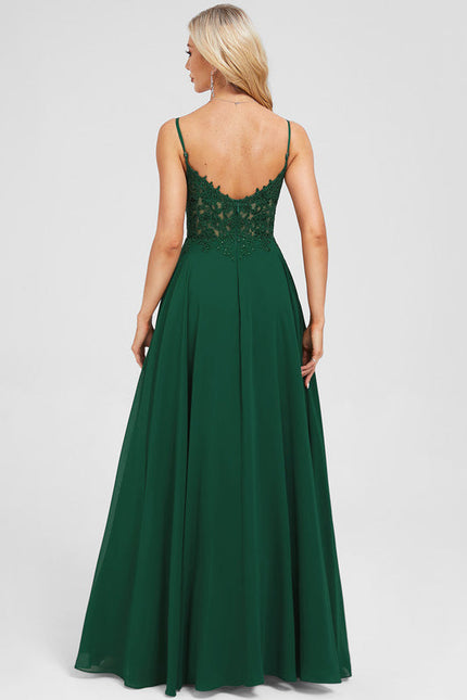 Robe Fendue Verte - gallery 2