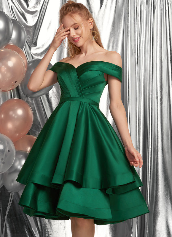 Robe Trapeze Verte - gallery 2