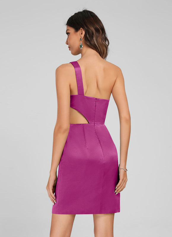 Robe Moulante Vert Émeraude Satinée - gallery 3