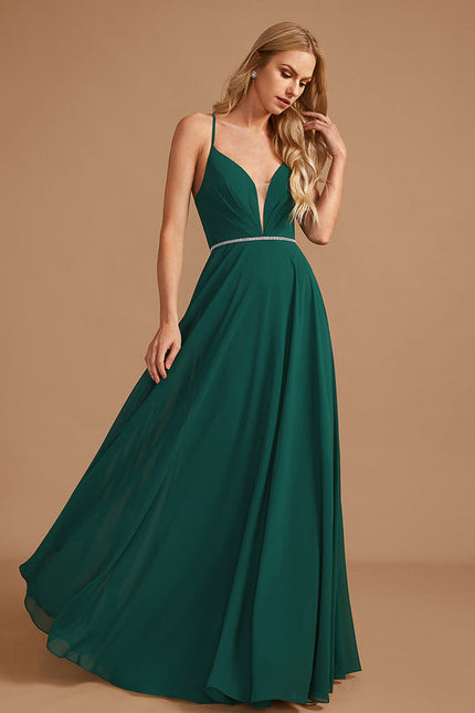 Robe Trapèze Émeraude Chic Fluide