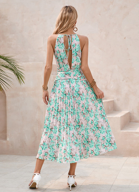Robe Midi Verte - gallery 5