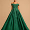 Robe De Bal Verte Satinée