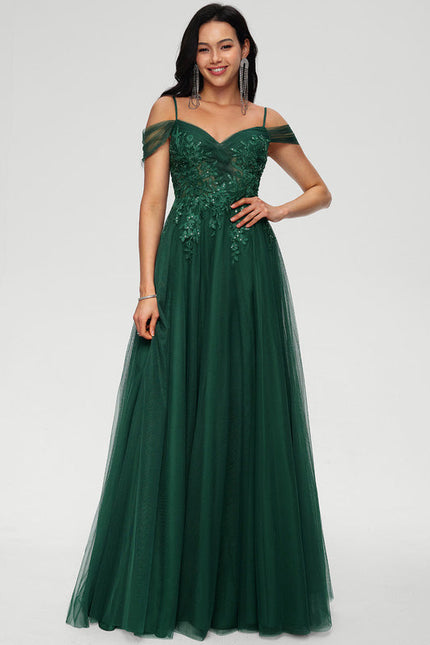 Robe Tulle Verte - gallery 3