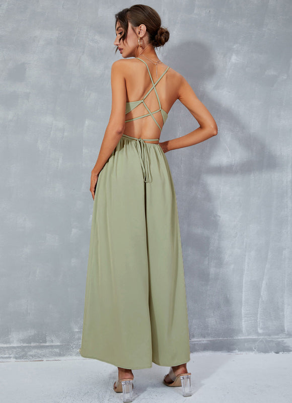 Robe Plissée Vert D'Eau - gallery 2