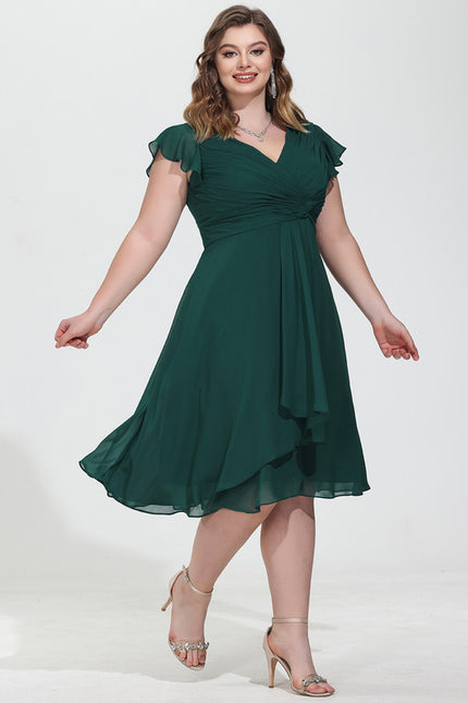Robe Cocktail Vert Menthe - gallery 8