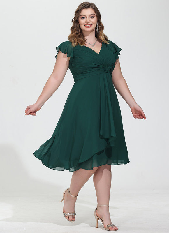 Robe Cocktail Vert Menthe - gallery 8