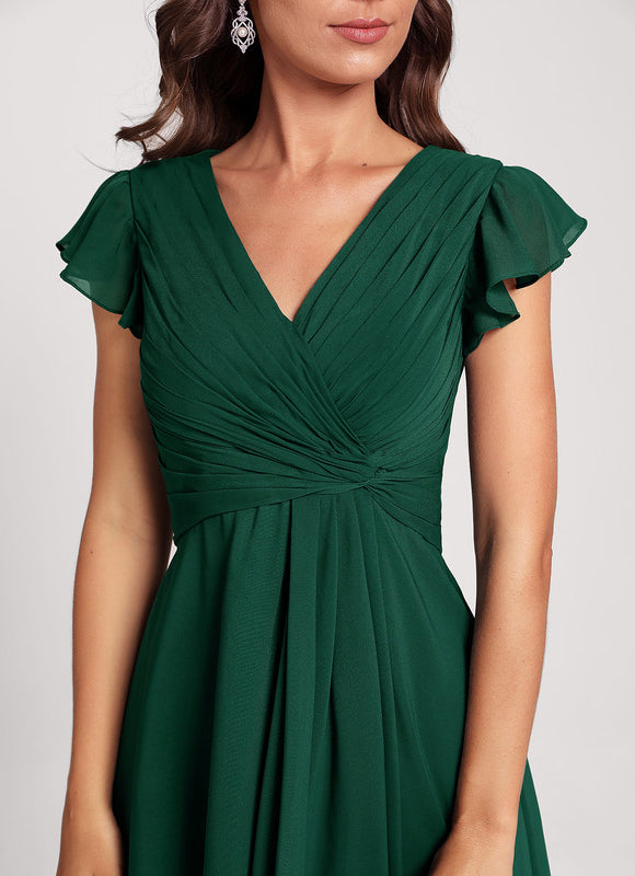 Robe Cocktail Vert Menthe - gallery 2