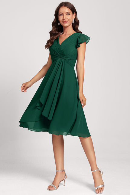 Robe Cocktail Vert Menthe - gallery 1