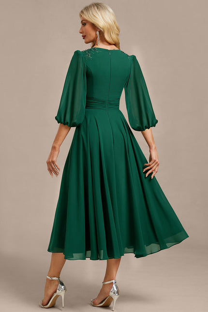 Robe De Soirée Longue Verte - gallery 6