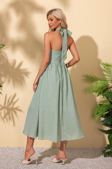Robe Demoiselle D'Honneur Vert Menthe - gallery 5