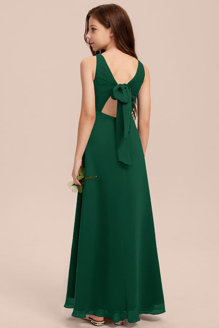 Robe Demoiselle D'Honneur Chic Émeraude - gallery 1