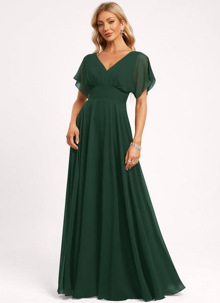 Robe Demoiselle Dhonneur Vert