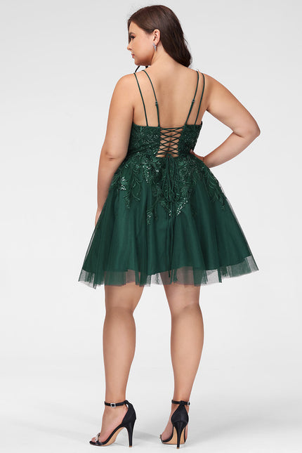 Robe Courte Vert - gallery 7