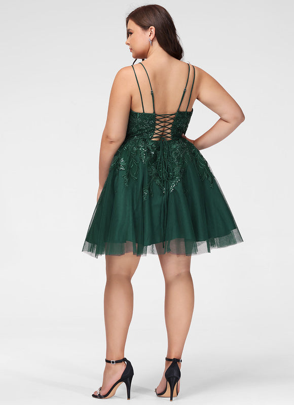 Robe Courte Vert - gallery 7