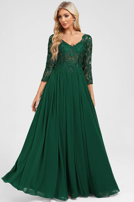 Robe Longue Vert Foret - gallery 1