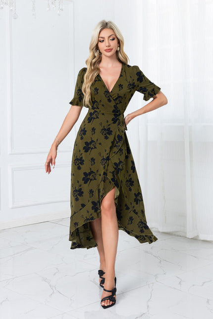Robe Longue Vert Kaki - gallery 4