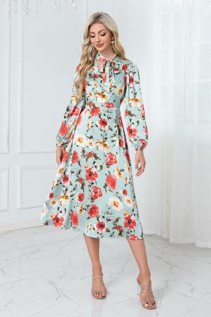 Robe Fleurie Verte Mariage - gallery 5
