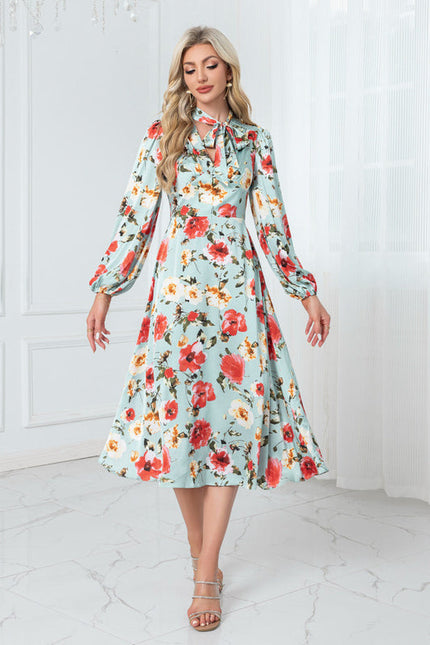 Robe Fleurie Verte Mariage - gallery 7