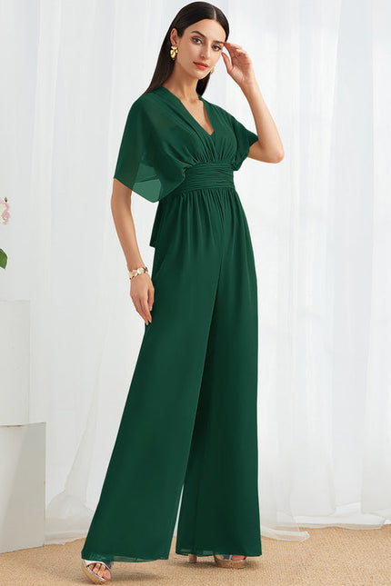 Robe Longue Vert Émeraude À Col Bénitier - gallery 5