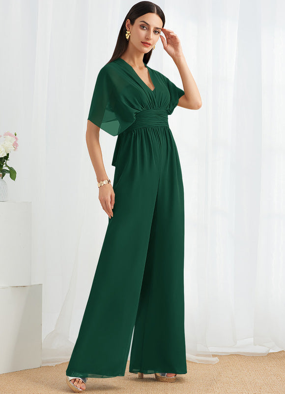 Robe Longue Vert Émeraude À Col Bénitier - gallery 5
