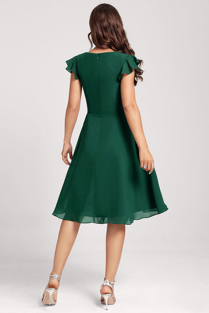 Robe Cocktail Vert Menthe - gallery 3